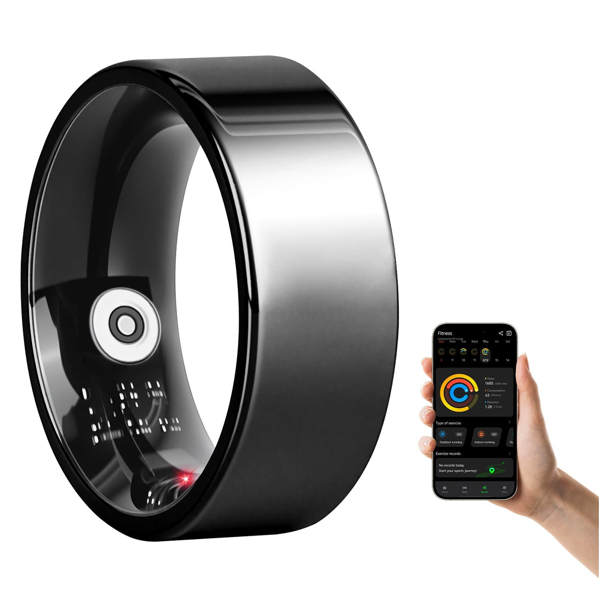 Smart Ring Health & Fitness Tracker