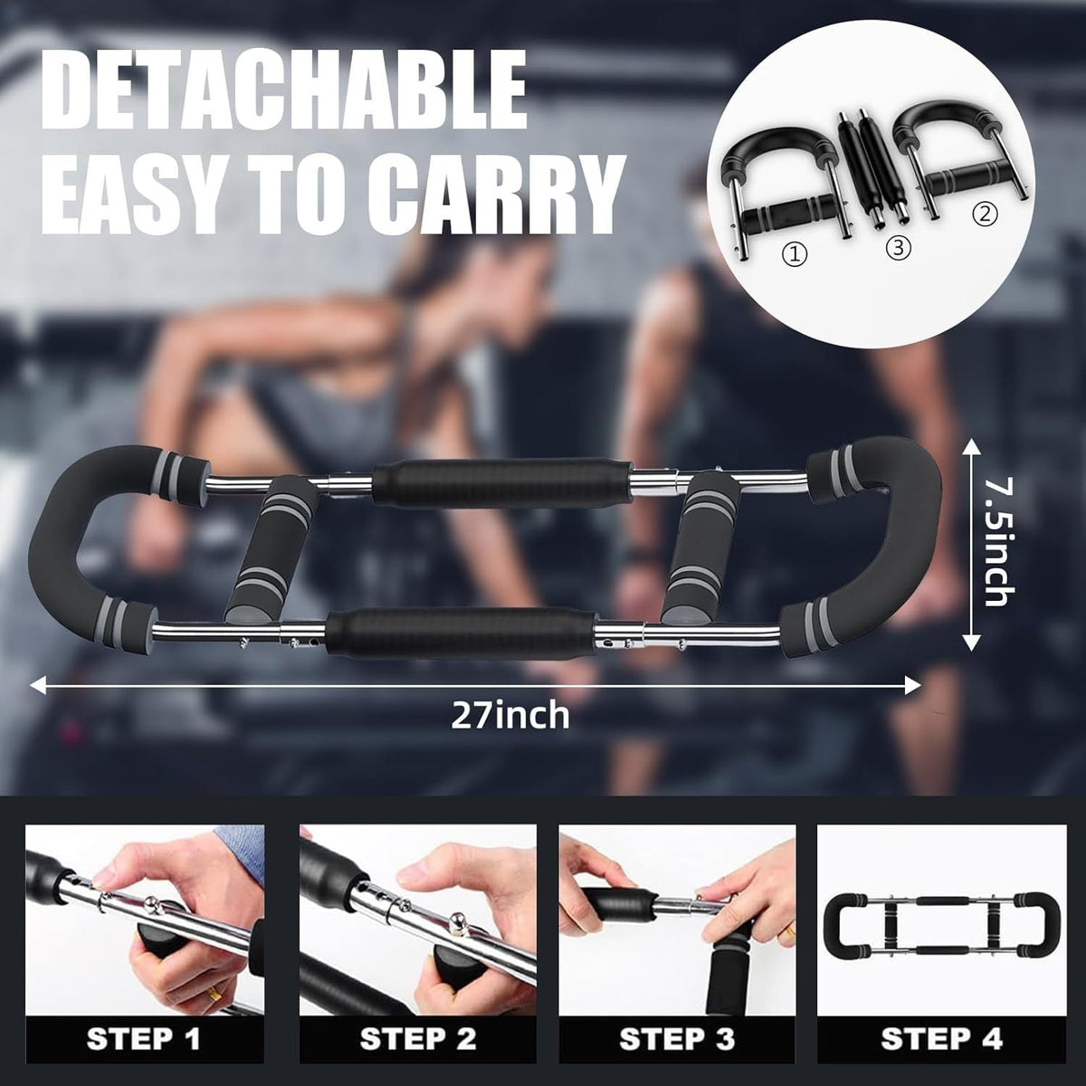 Adjustable U-Shaped Chest & Arm Strength Trainer