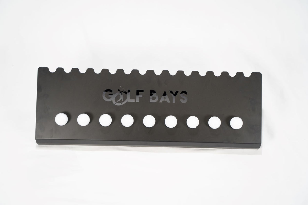 GolfBays Club Display Rack – 14 Clubs & 9 Balls