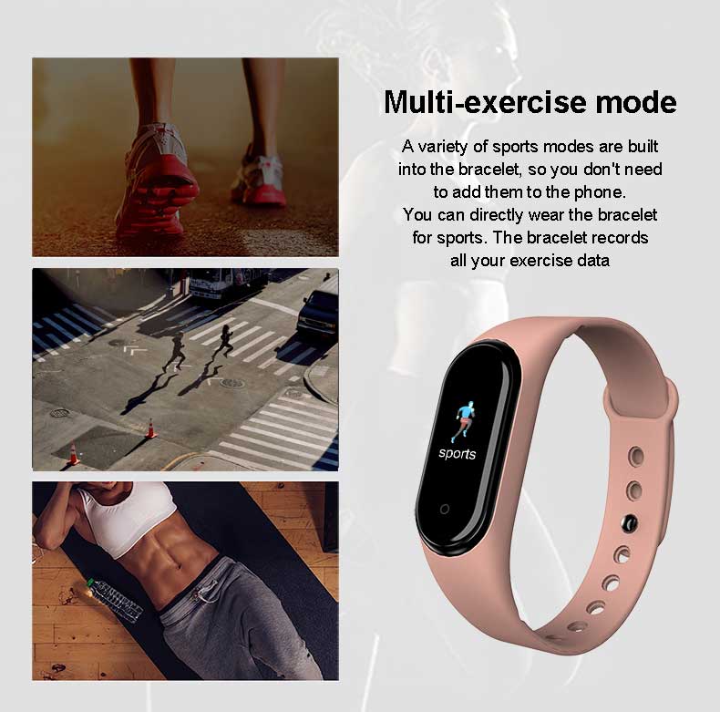 M5 Smart Fitness Band with Health Monitoring