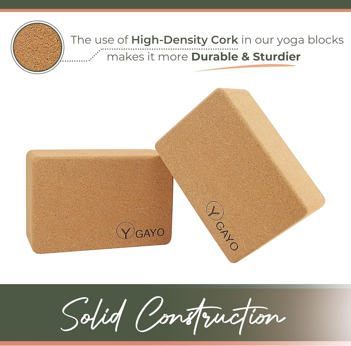 All-in-One Cork Yoga Kit – 5mm Mat, Blocks & Strap