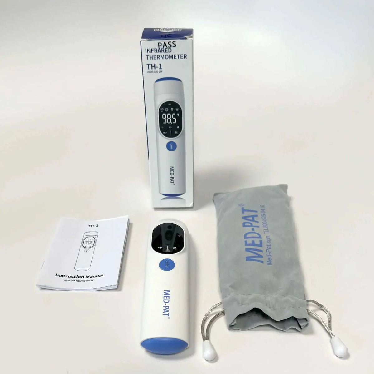 Med-Pat TH-1 4-in-1 Infrared Thermometer