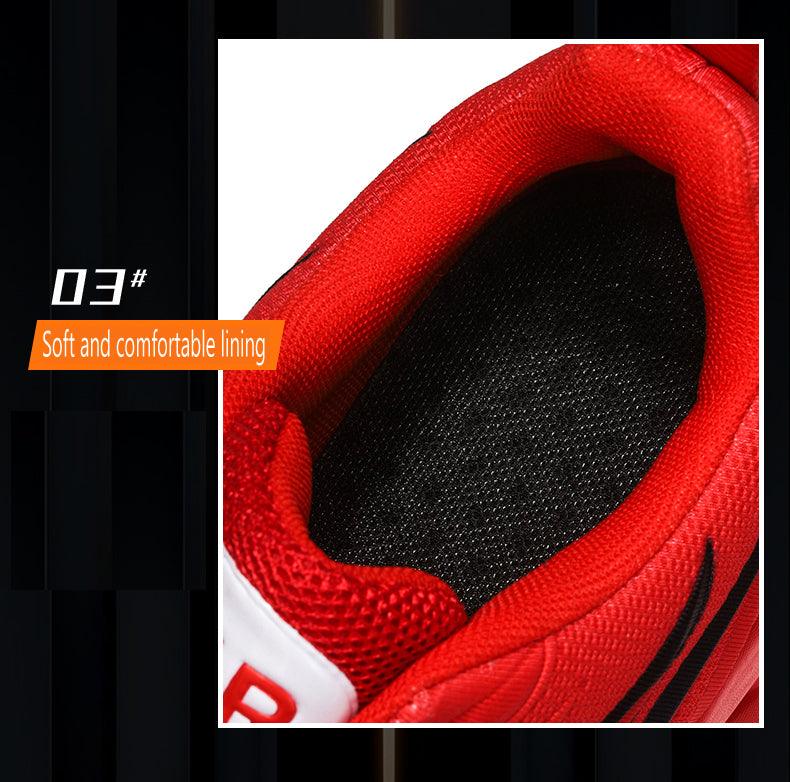 Men's Flame Print Breathable Running Sneakers