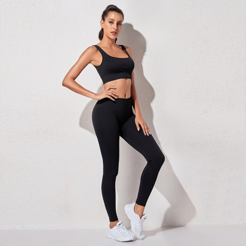 Seamless Yoga Suit Set