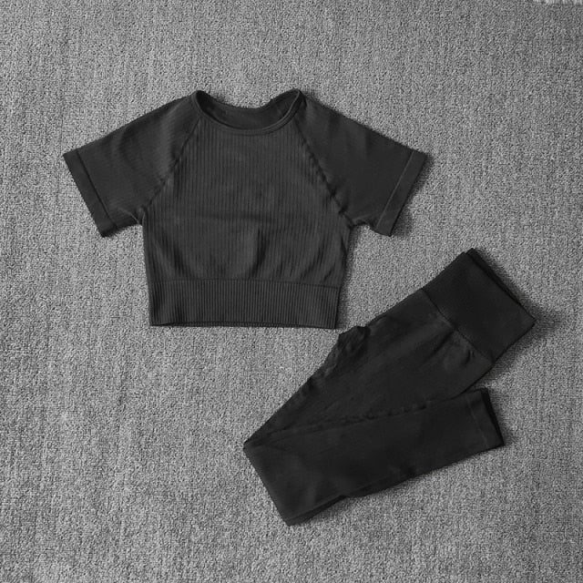 Seamless Yoga Suit Set