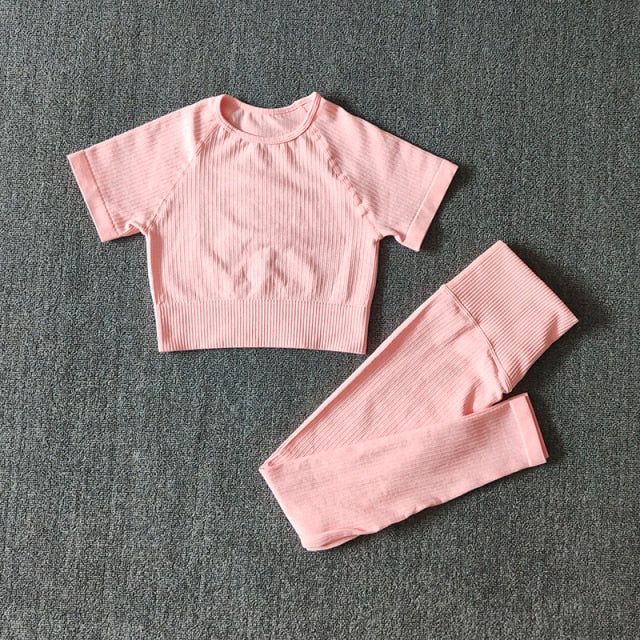 Seamless Yoga Suit Set