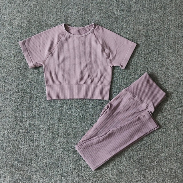 Seamless Yoga Suit Set