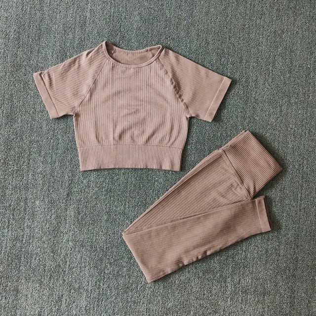 Seamless Yoga Suit Set