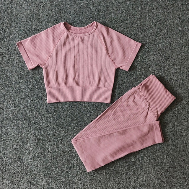 Seamless Yoga Suit Set