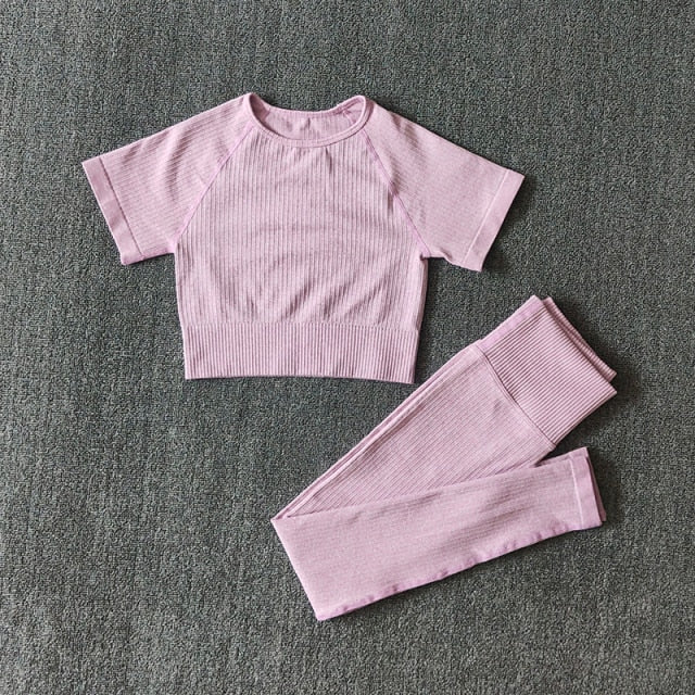 Seamless Yoga Suit Set